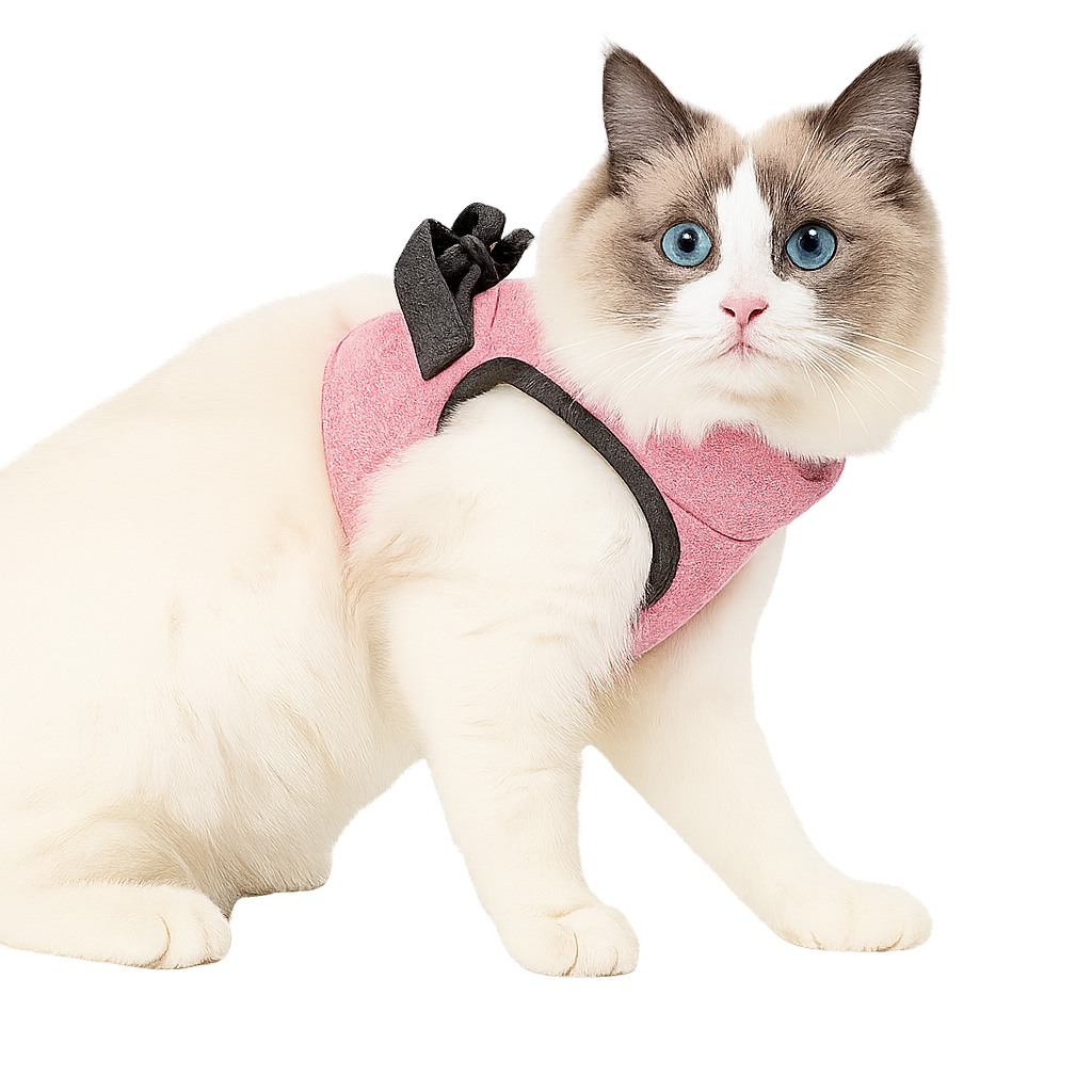 Harnais Sécurisé pour Chat – Compatible GPS