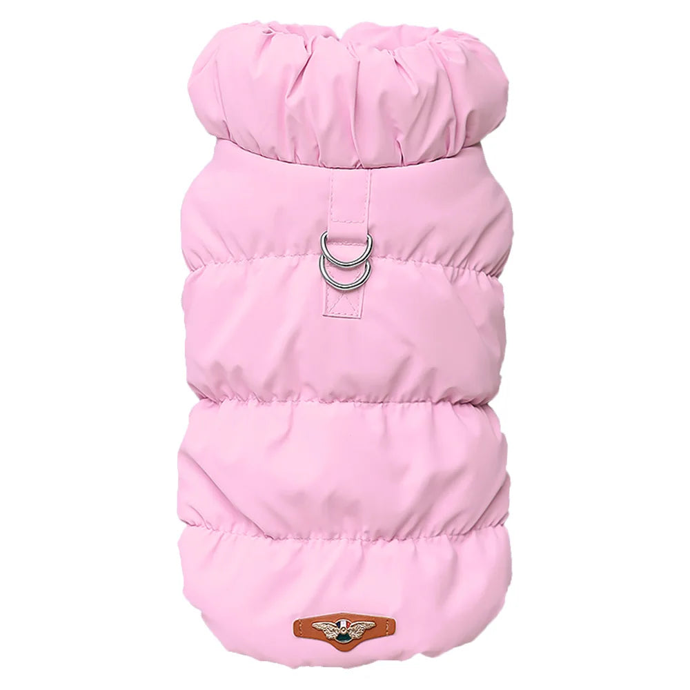 Manteau Hiver Chien Petit & Moyen – Chaud, Doux & Coupe-Vent