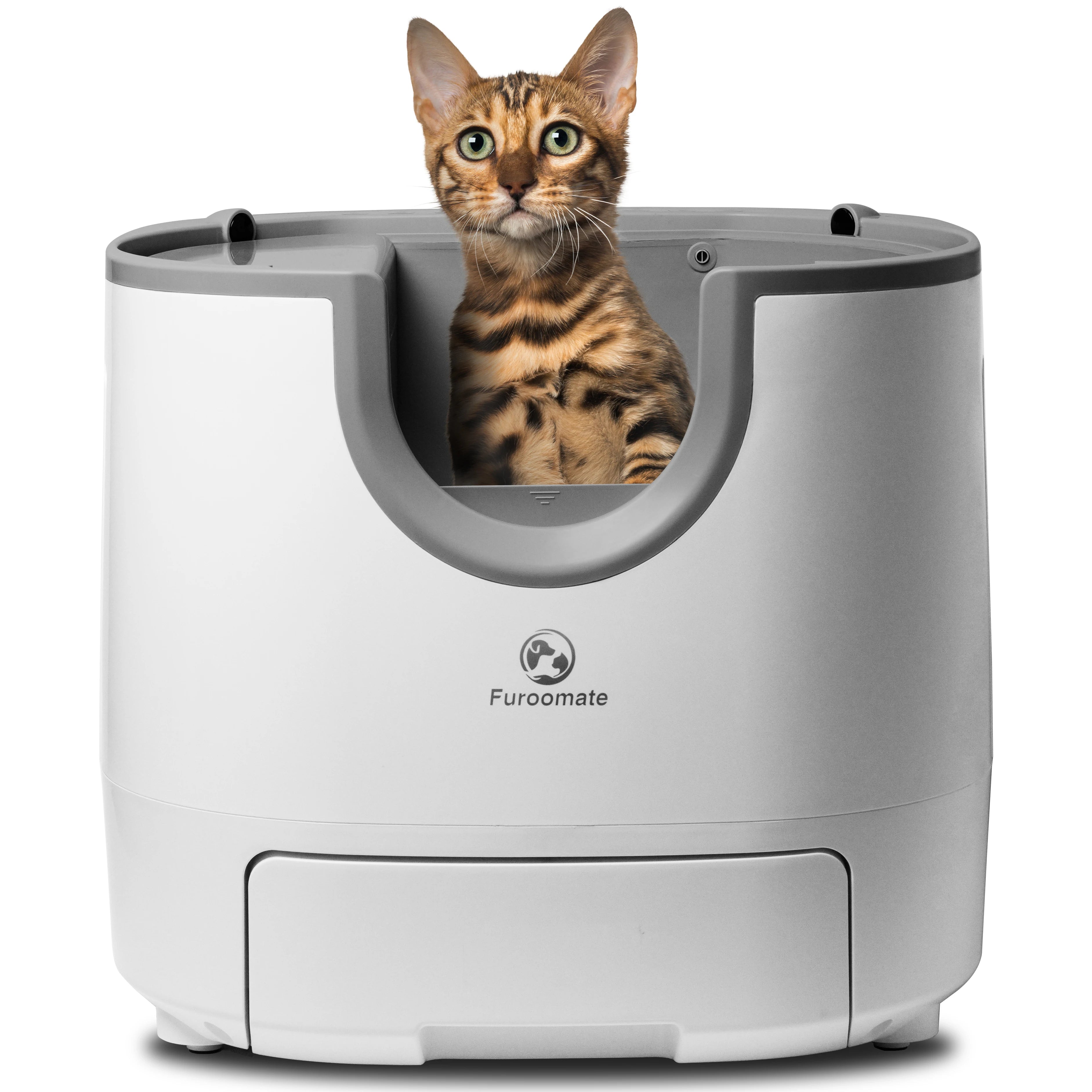 Litière Autonettoyante Semi-Ouverte Chat – Hygiène & Confort