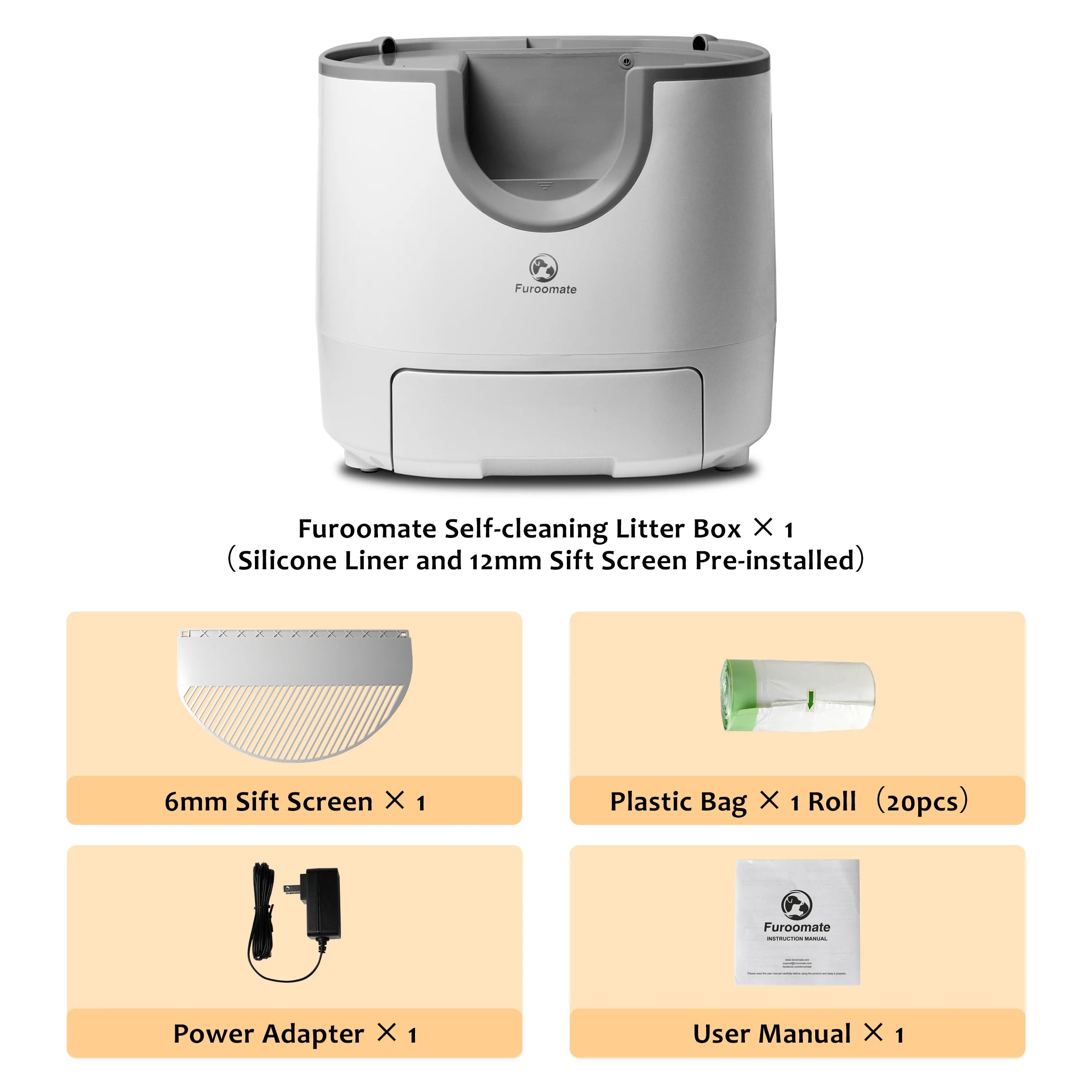 Litière Autonettoyante Semi-Ouverte Chat – Hygiène & Confort